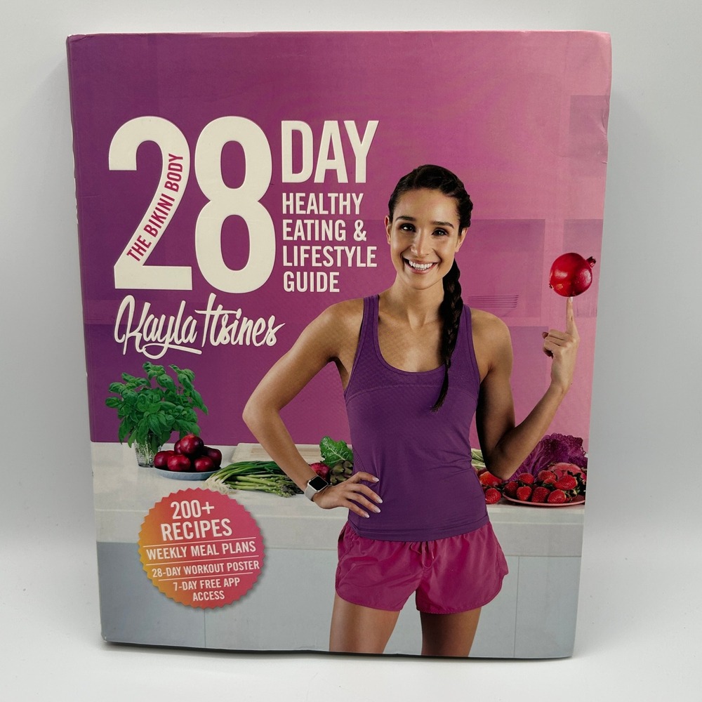 Kayla Itsines 28 Day Healthy Eating Lifestyle Guide Bikini Body Cookbook Workout